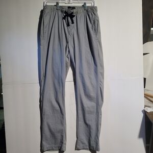 Tailor Vintage Black and Gray Herringbone Joggers